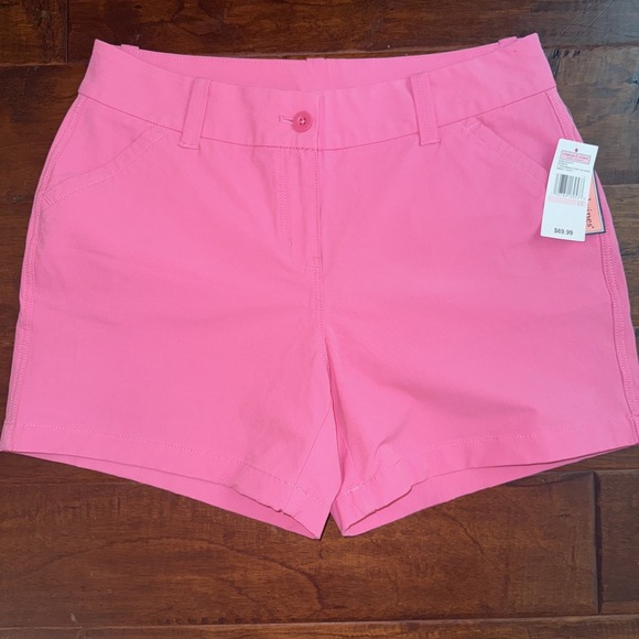 Vineyard Vines Pants - VINEYARD VINES 5" Performance Every Day Short Sweet Taffy Pink Size 10 NWT $70